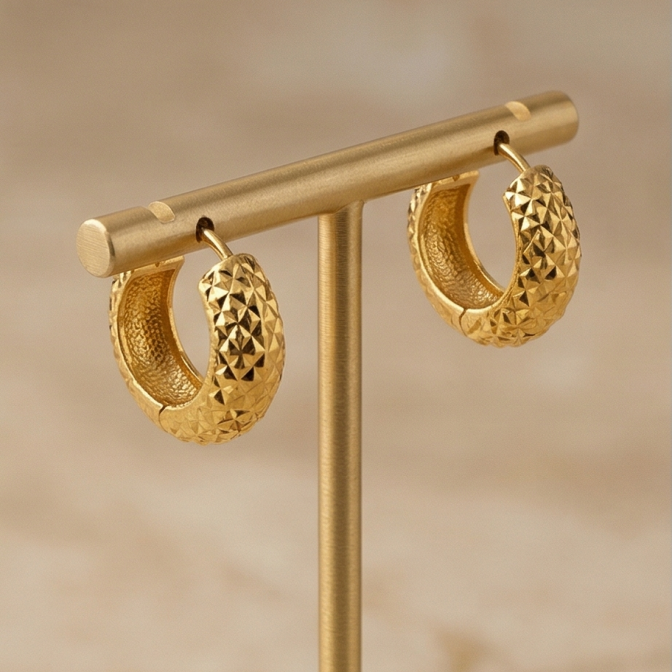 22 AYAR KALEMLİ ÖZEL ÜRETİM BOMBE KÜPE