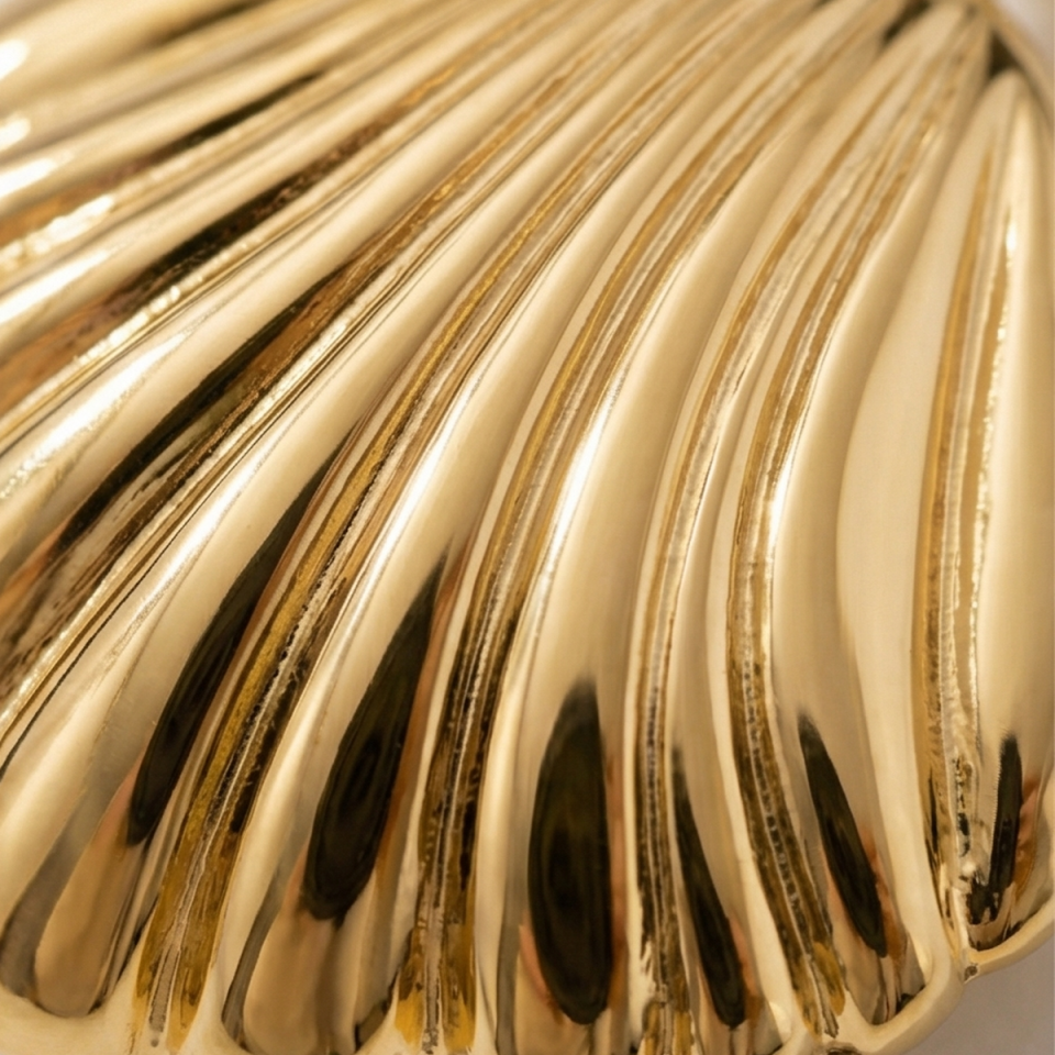 18 AYAR İTALYAN DENİZKABUĞU ALTIN KOLYE UCU