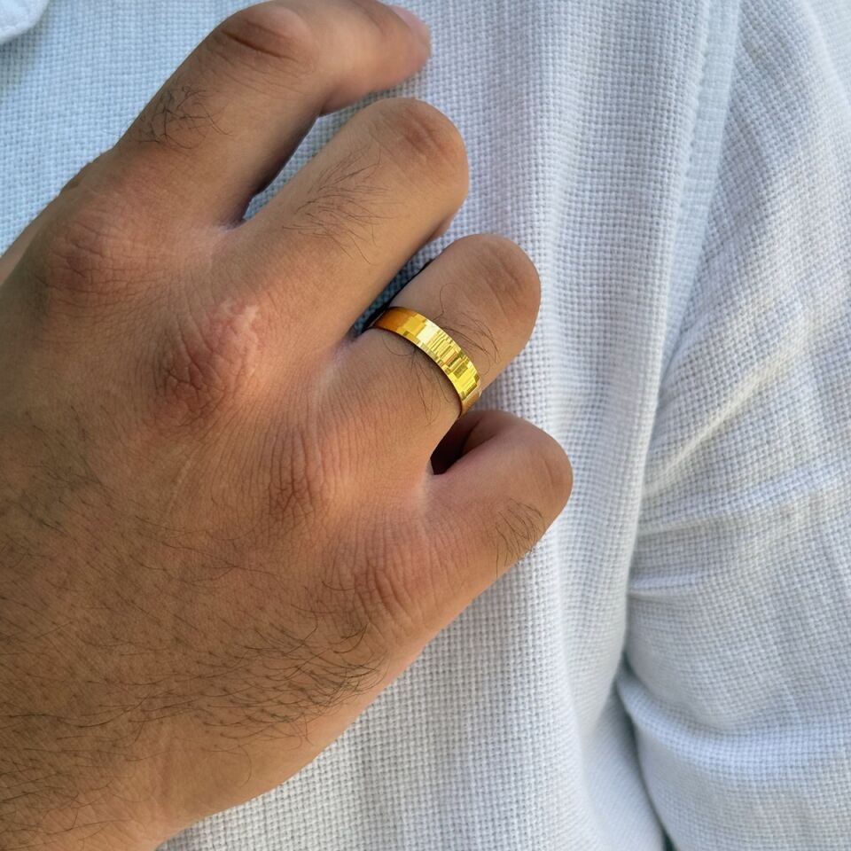 22 Ayar 4 Mm Düz Alyans Yüzük