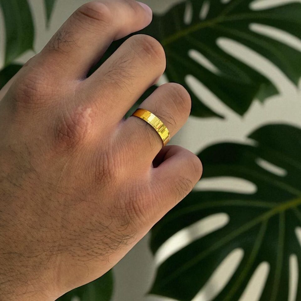 22 Ayar 4 Mm Düz Alyans Yüzük