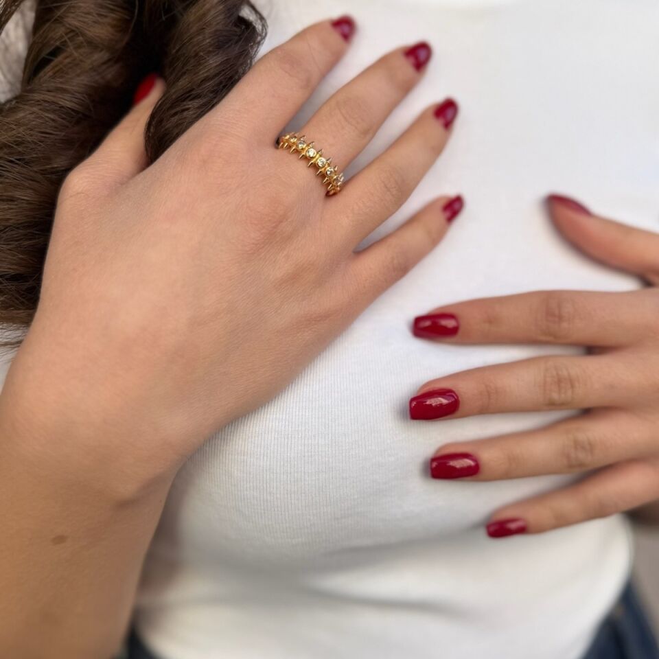 22 AYAR ÖZEL TASARIM ALTIN YÜZÜK