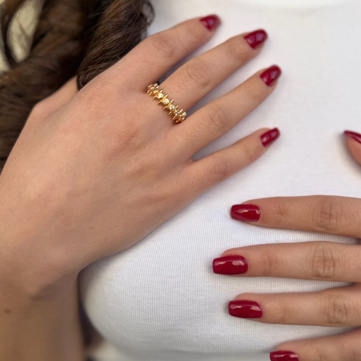 22 AYAR ÖZEL TASARIM ALTIN YÜZÜK