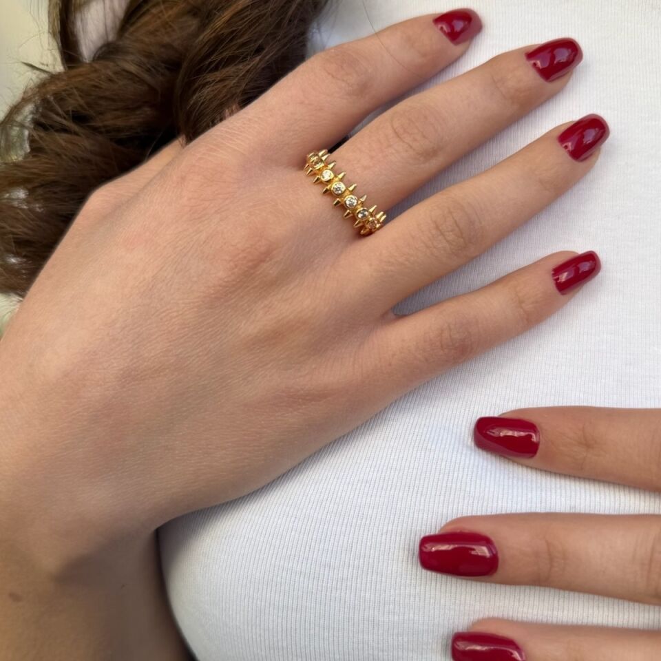 22 AYAR ÖZEL TASARIM ALTIN YÜZÜK