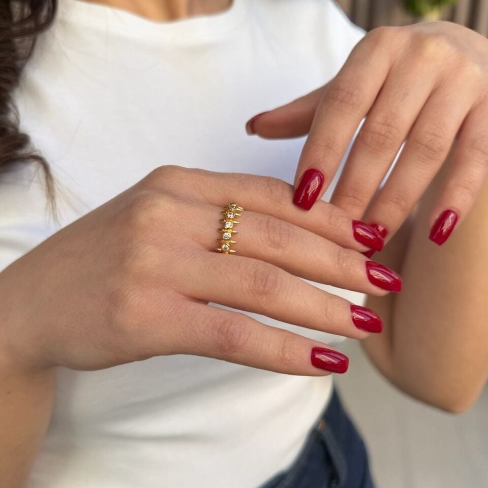 22 AYAR ÖZEL TASARIM ALTIN YÜZÜK