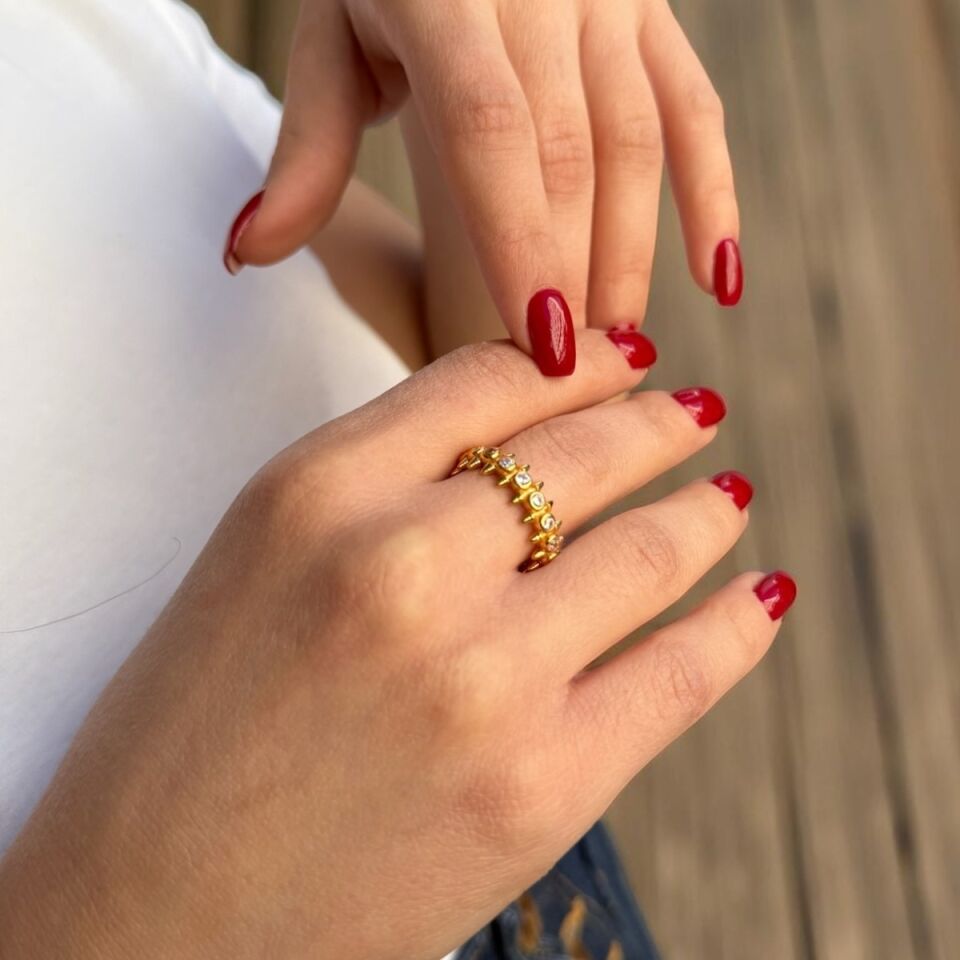 22 AYAR ÖZEL TASARIM ALTIN YÜZÜK