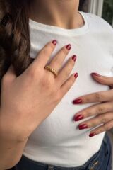 22 AYAR ÖZEL TASARIM ALTIN YÜZÜK 17