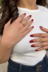 22 AYAR ÖZEL TASARIM ALTIN YÜZÜK 17