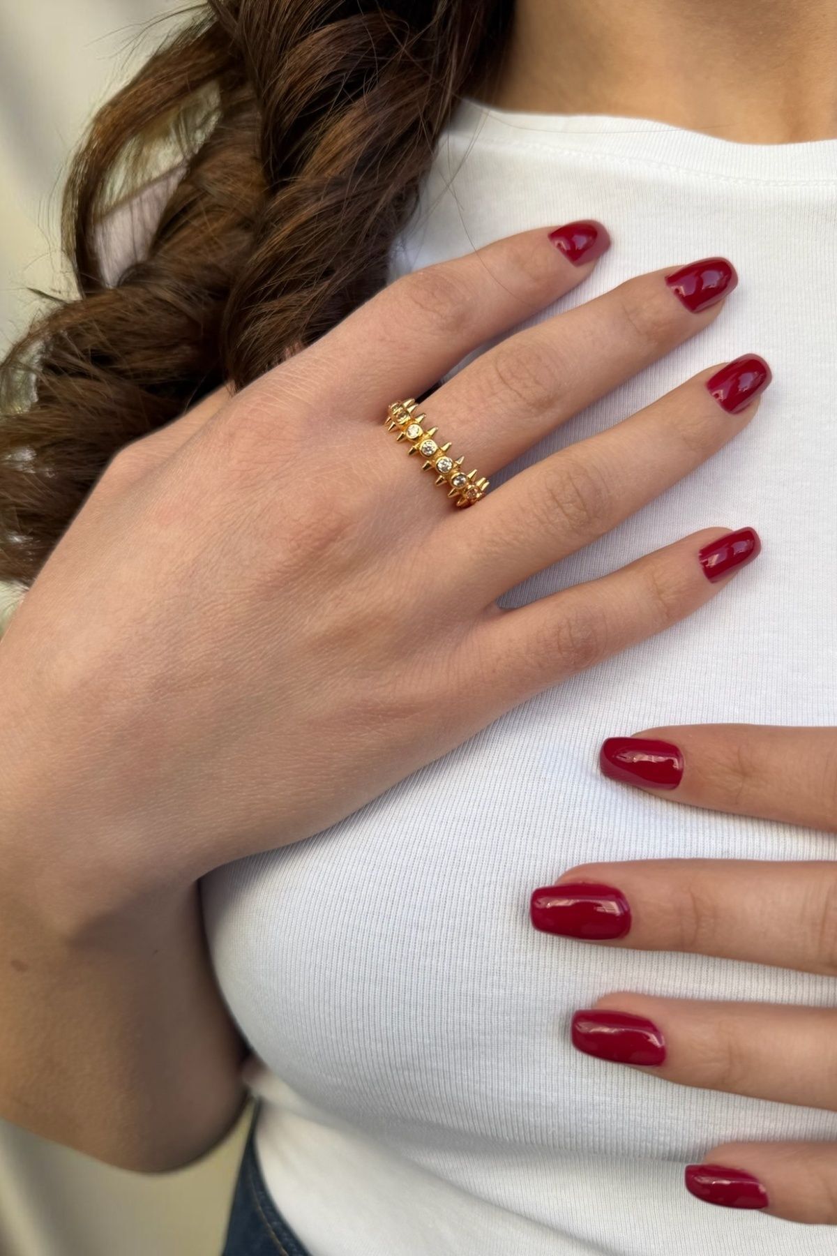 22 AYAR ÖZEL TASARIM ALTIN YÜZÜK 17