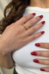 22 AYAR ÖZEL TASARIM ALTIN YÜZÜK 17