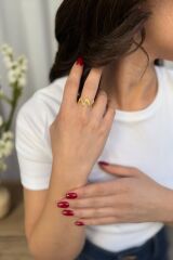 22 AYAR ZİKZAK TASARIM YÜZÜK 15