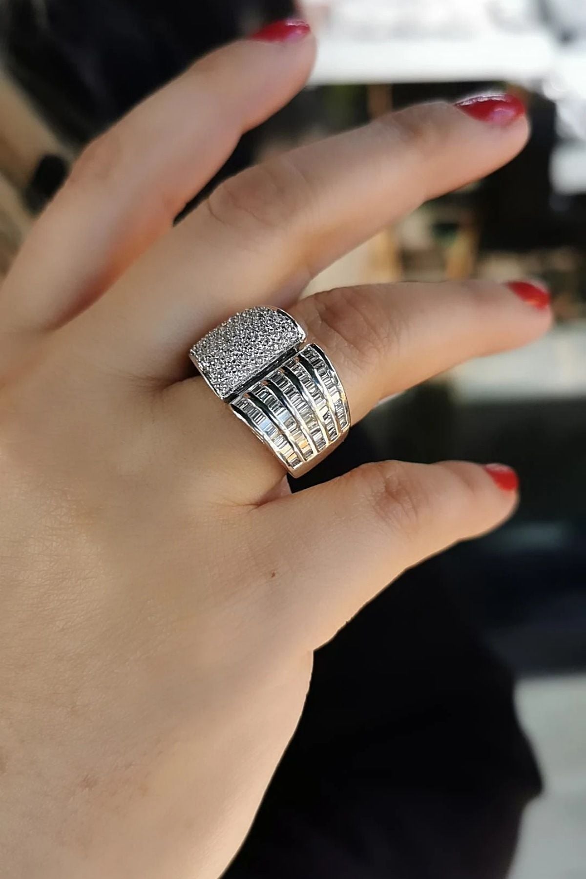 18 AYAR 1,73 CT G VS1 PIRLANTA TAŞLI İTALYAN ALTIN YÜZÜK 17