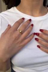 22 AYAR KİRPİKLİ GÖZ YÜZÜK 14