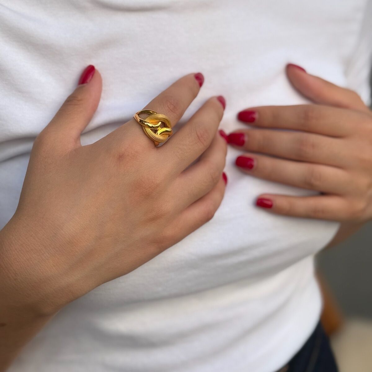 22 AYAR HALKALI MODEL ALTIN YÜZÜK