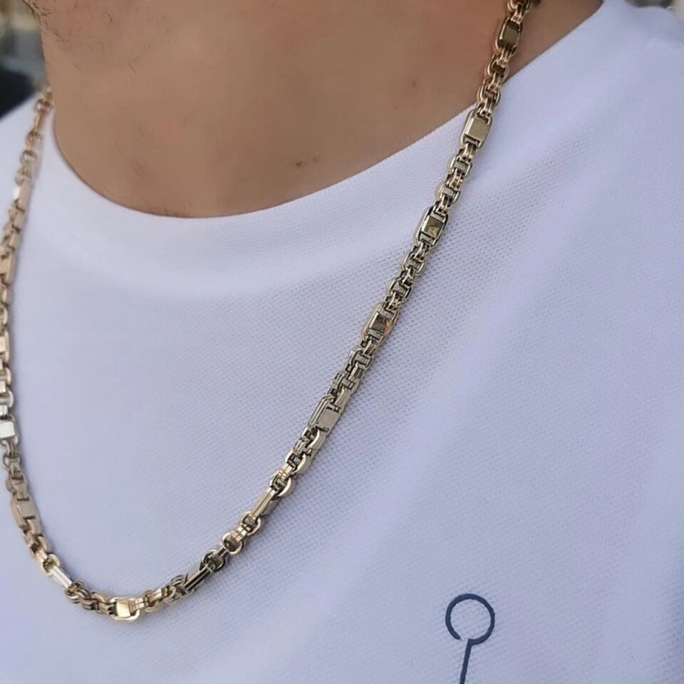 14 AYAR İTALYAN ÖZEL TASARIM MODEL ERKEK ZİNCİR