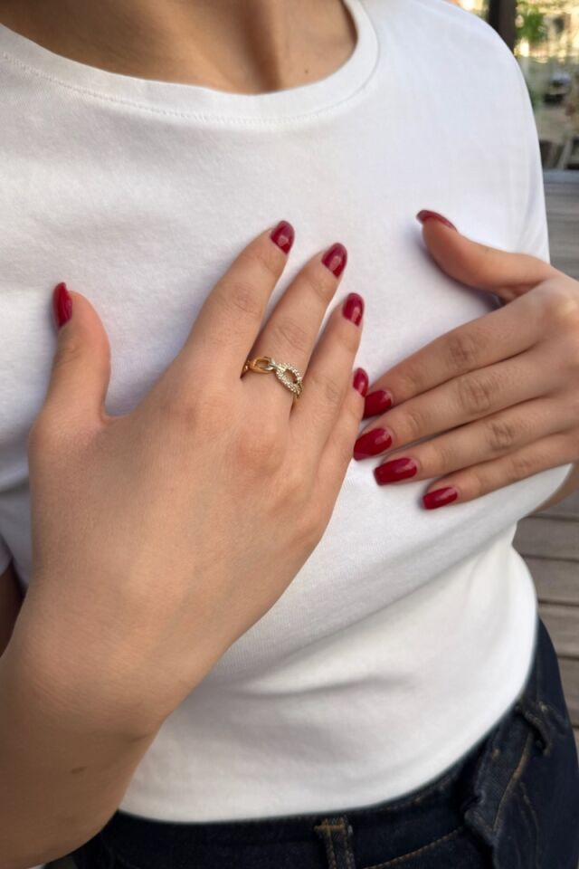 14 AYAR İTALYAN ZİNCİR MODEL YÜZÜK