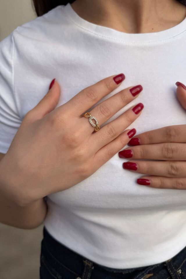 14 AYAR İTALYAN ZİNCİR MODEL YÜZÜK