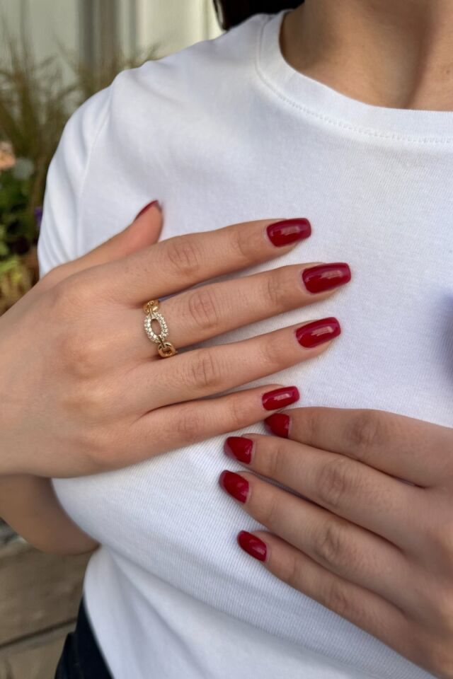 14 AYAR İTALYAN ZİNCİR MODEL YÜZÜK