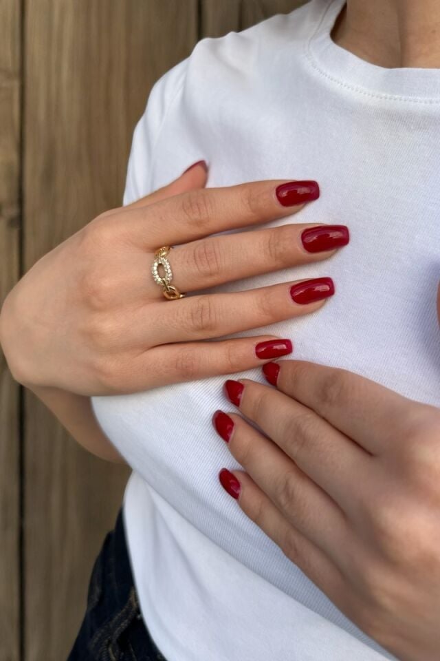 14 AYAR İTALYAN ZİNCİR MODEL YÜZÜK