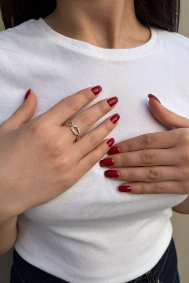 14 AYAR İTALYAN ZİNCİR MODEL YÜZÜK