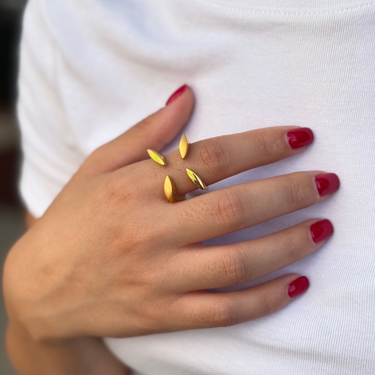 22 AYAR MODERN İTALYAN YÜZÜK