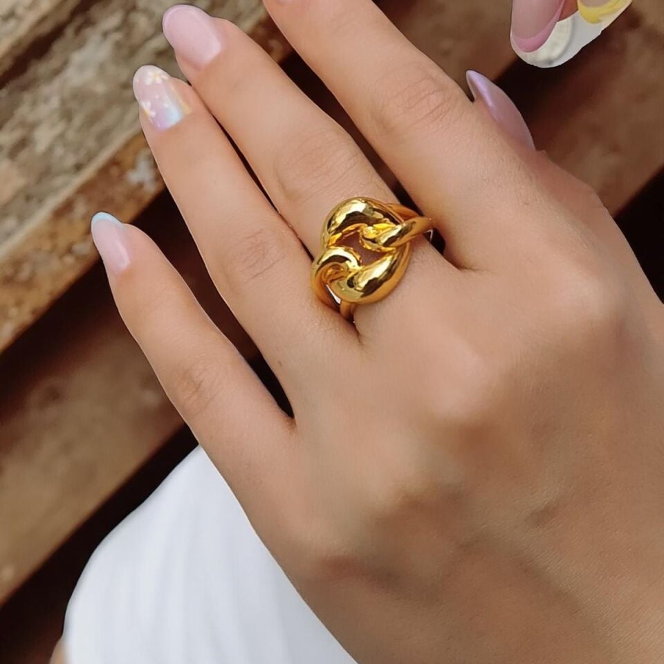 22 AYAR BOMBE HALKA ALTIN YÜZÜK