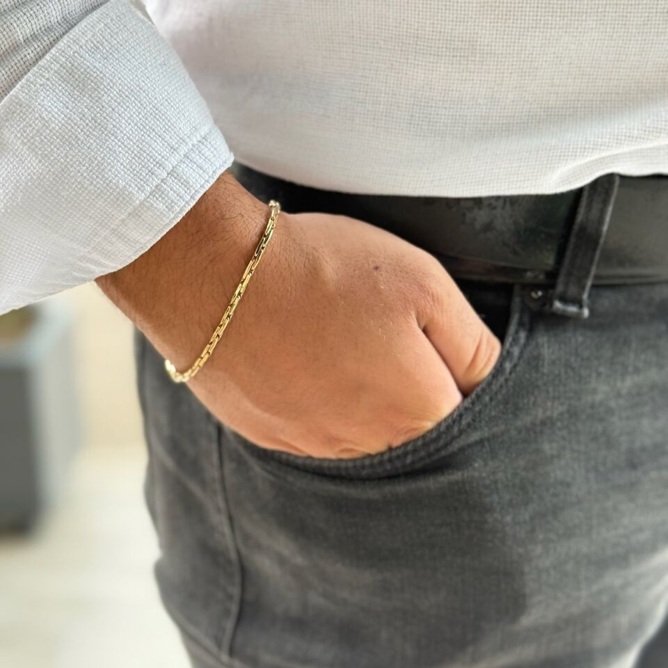 14 AYAR İTALYAN ERKEK BİLEKLİK