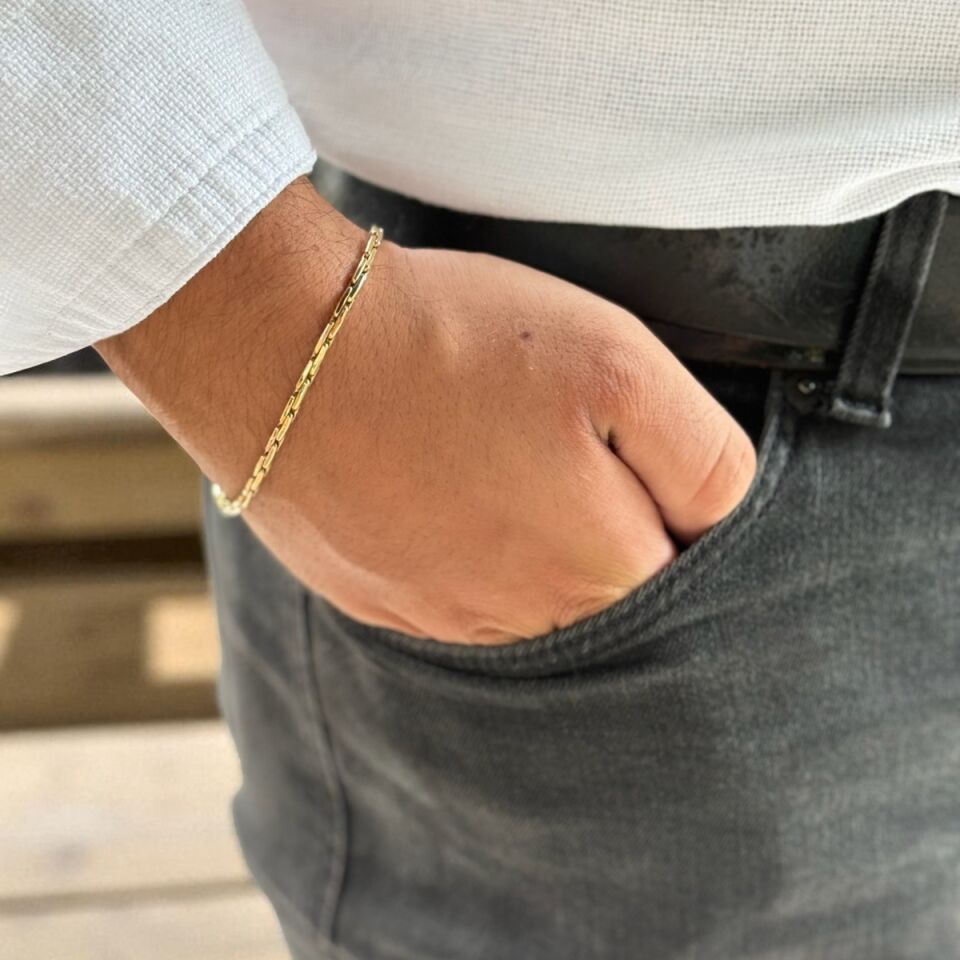 14 AYAR İTALYAN ERKEK BİLEKLİK