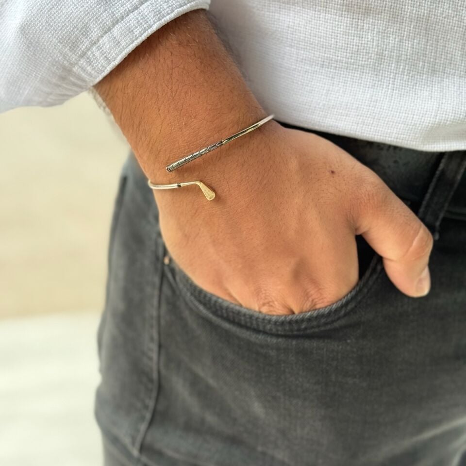 14 AYAR ÖZEL TASARIM GOLF SOPASI MODELİ ALTIN BİLEKLİK