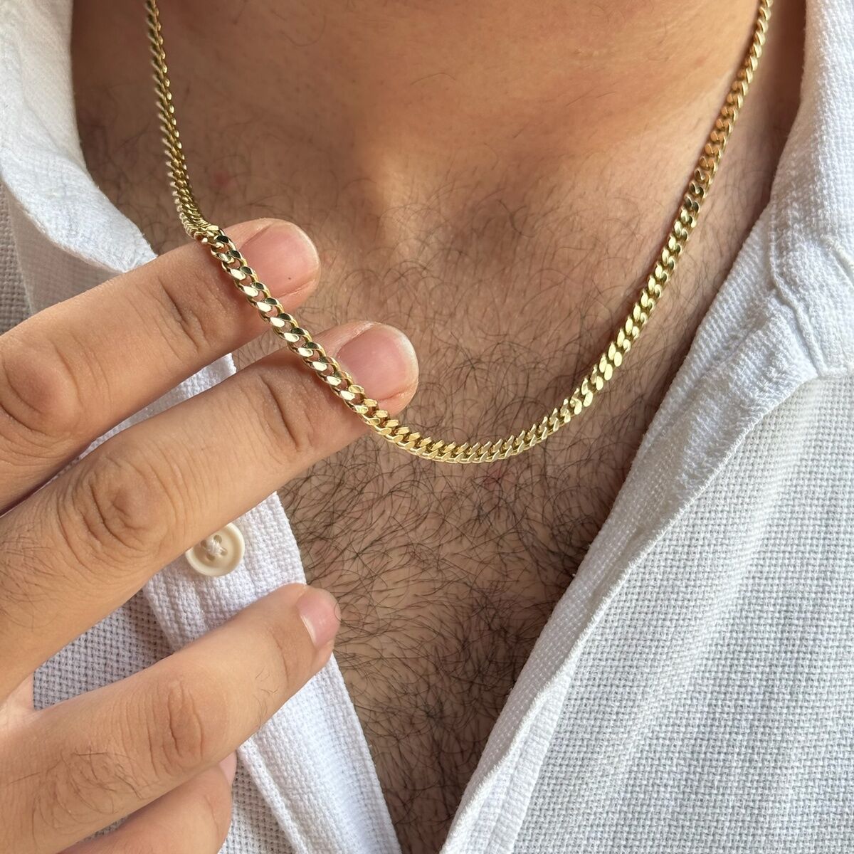 14 AYAR MODERN ERKEK ZİNCİR KOLYE