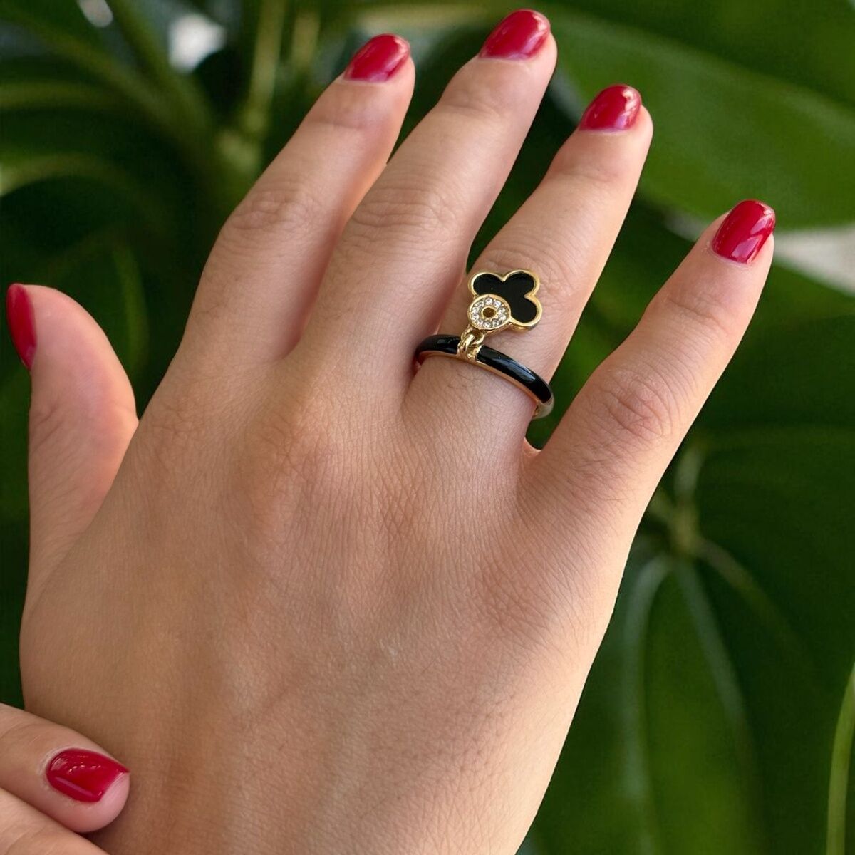 14 AYAR İTALYAN MİNELİ ÇİFT TARAFLI ALTIN YÜZÜK