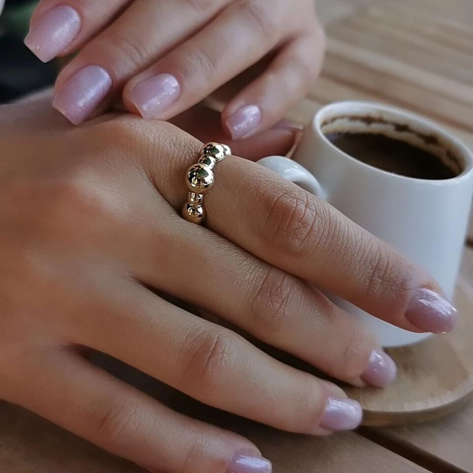 14 AYAR TOPTOP TASARIM ALTIN YÜZÜK