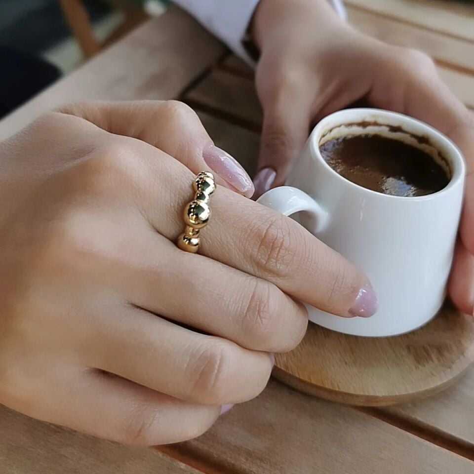 14 AYAR TOPTOP TASARIM ALTIN YÜZÜK