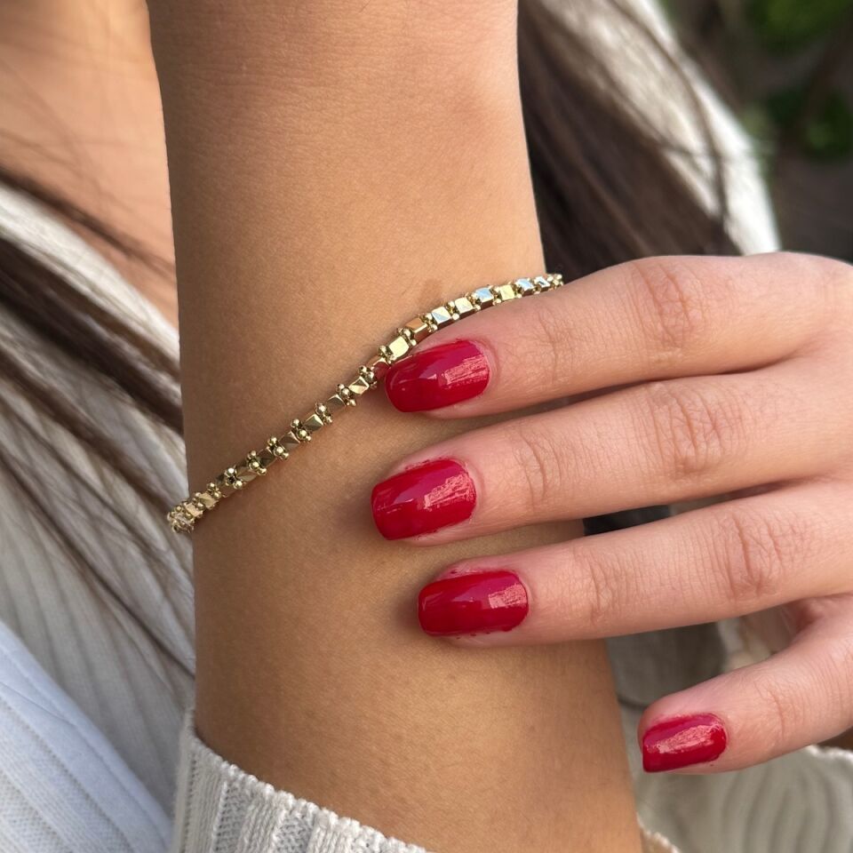 14 AYAR KÜP MODEL İTALYAN ALTIN BİLEKLİK