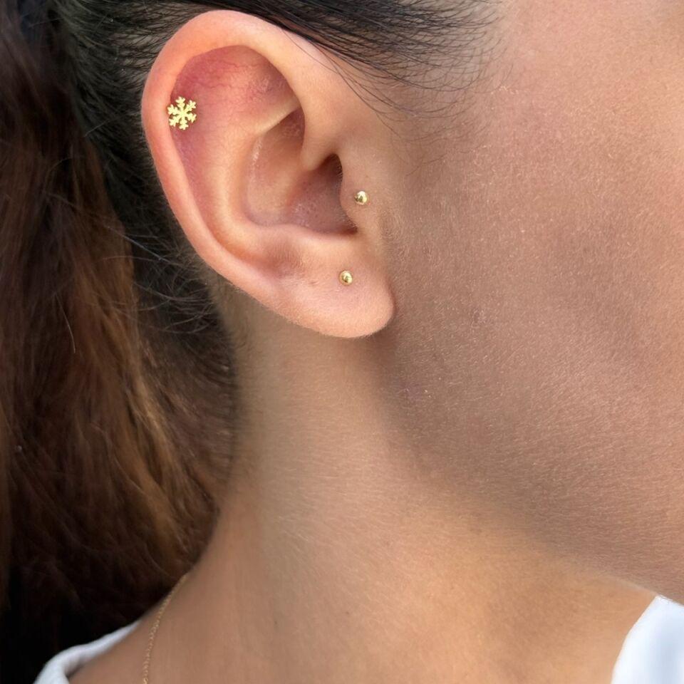 14 AYAR KARTANESİ TRAGUS VE HELİX KÜPE