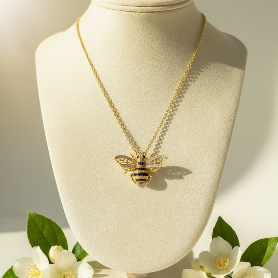 14 AYAR ARI TASARIM ALTIN KOLYE