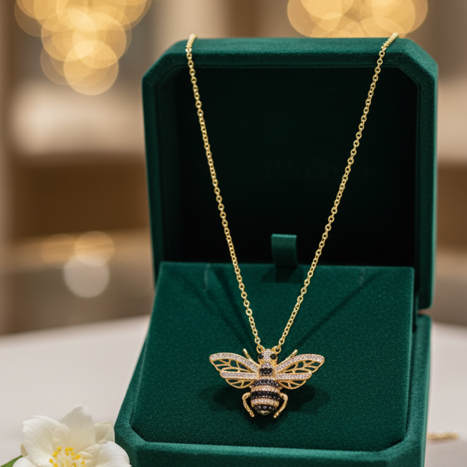 14 AYAR ARI TASARIM ALTIN KOLYE