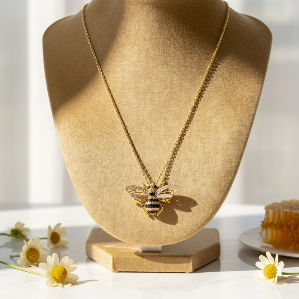 14 AYAR ARI TASARIM ALTIN KOLYE