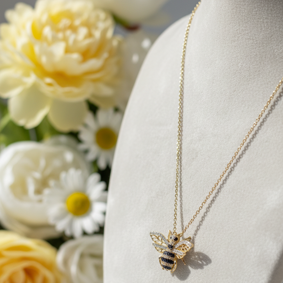 14 AYAR ARI TASARIM ALTIN KOLYE