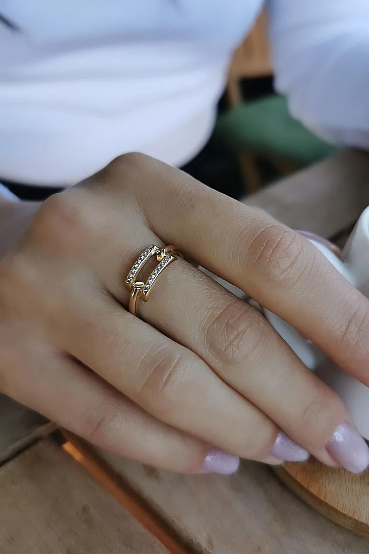 14 AYAR İTALYAN TASARIM ALTIN YÜZÜK 16