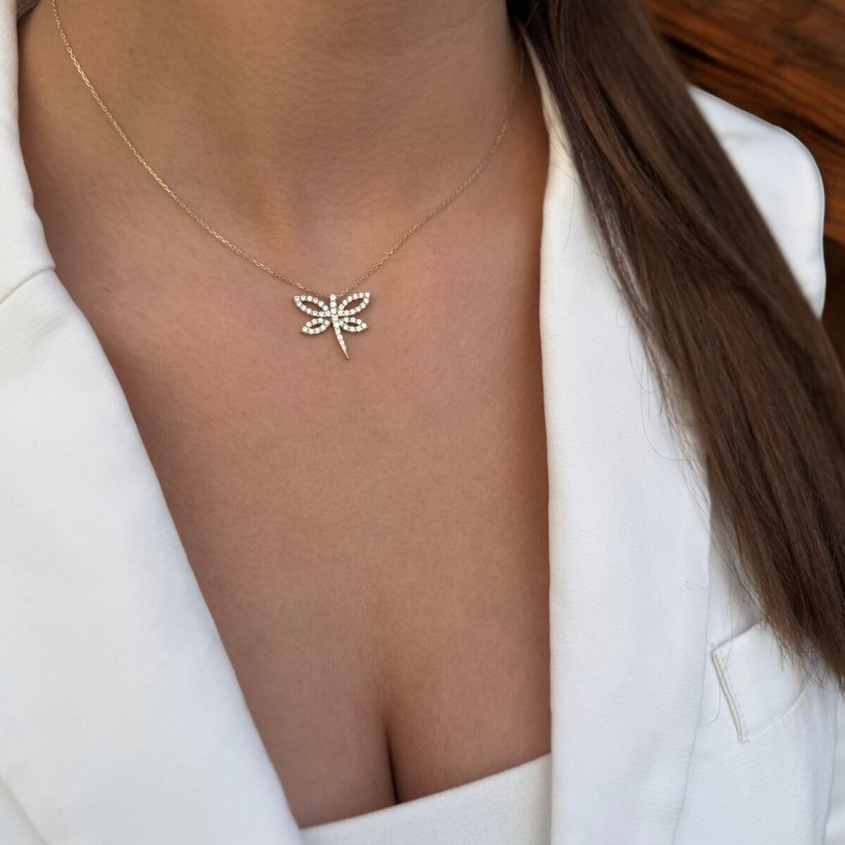 14 AYAR TAŞLI YUSUFÇUK KOLYE