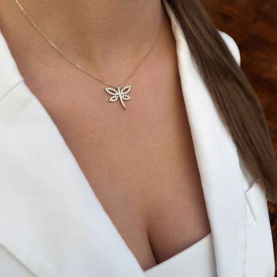 14 AYAR TAŞLI YUSUFÇUK KOLYE