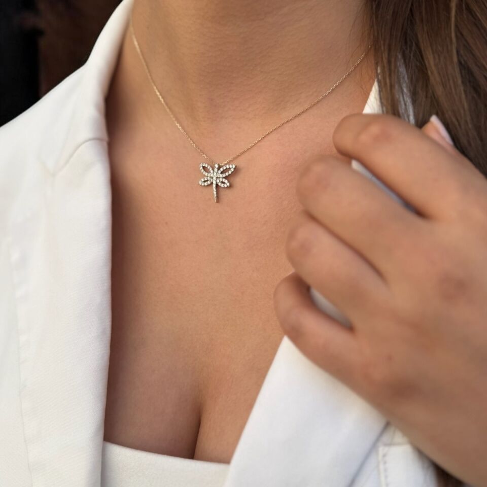 14 AYAR TAŞLI YUSUFÇUK KOLYE