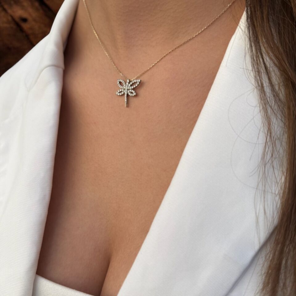 14 AYAR TAŞLI YUSUFÇUK KOLYE