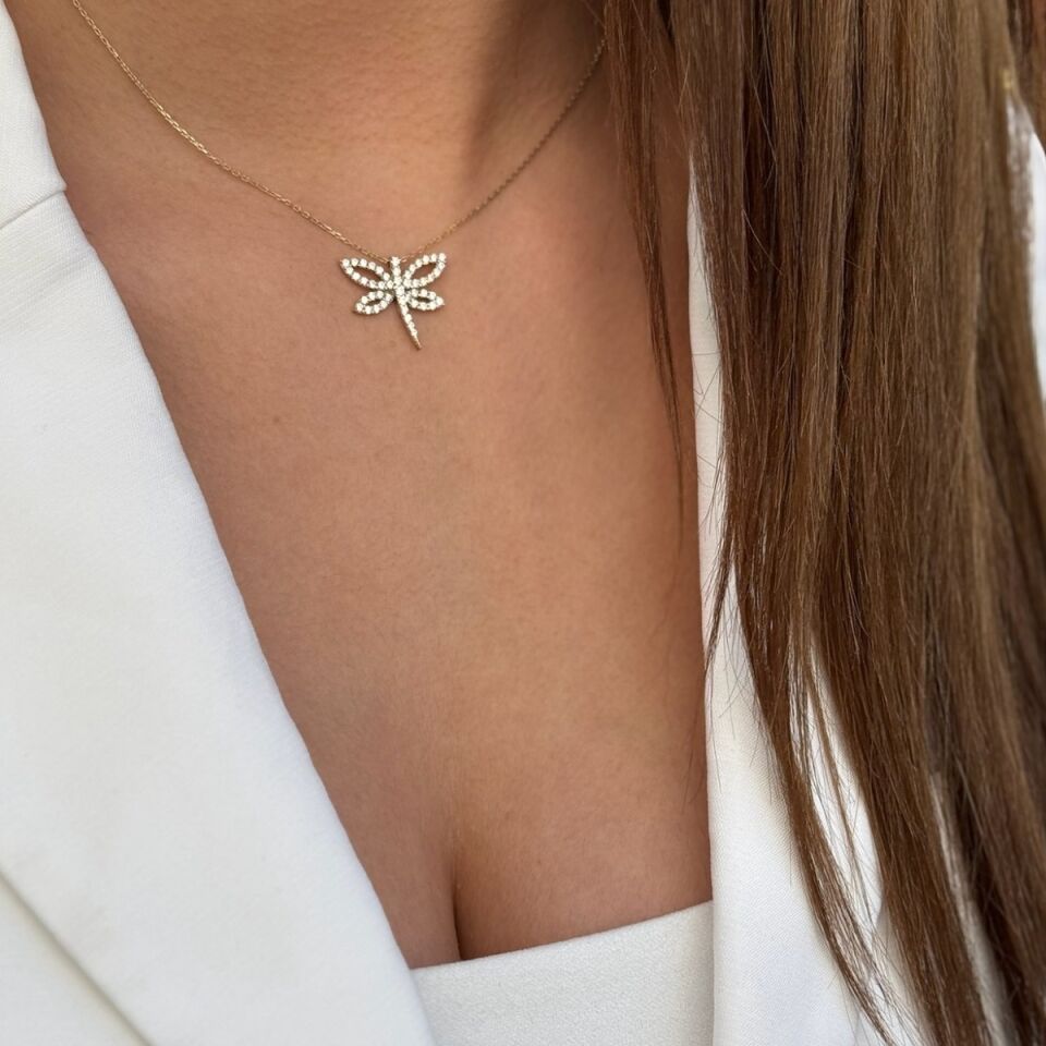 14 AYAR TAŞLI YUSUFÇUK KOLYE