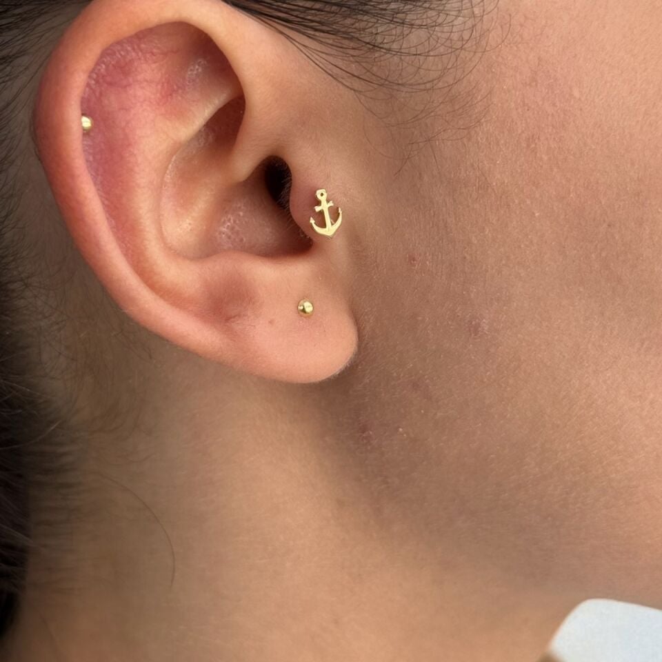 14 AYAR ÇAPA MODEL TRAGUS VE HELİX KÜPE