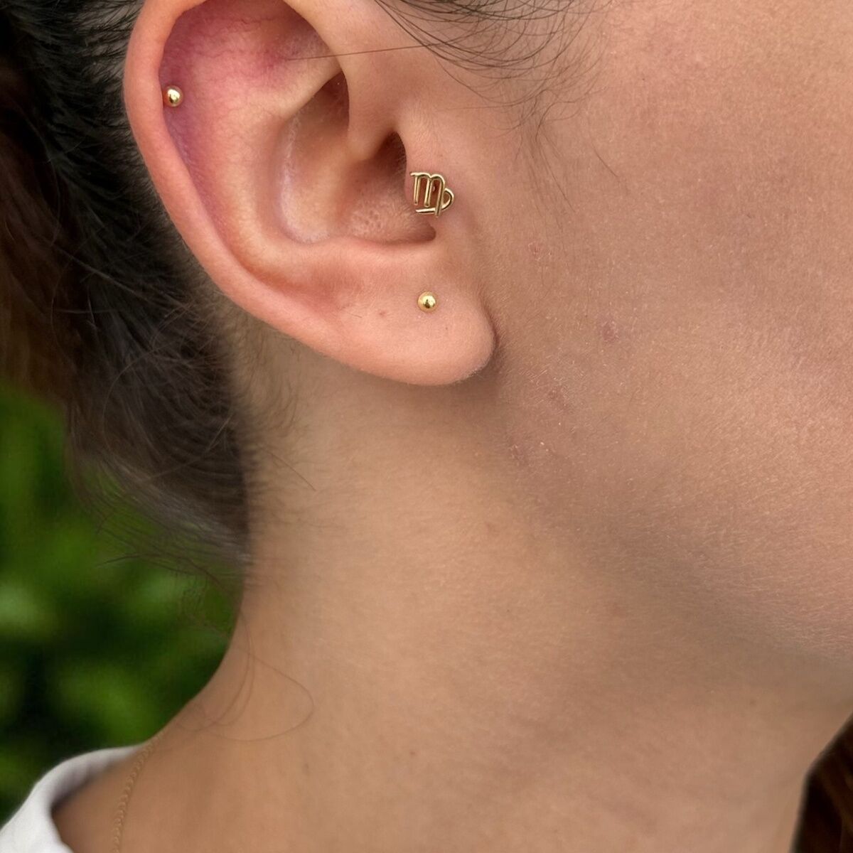 14 AYAR BAŞAK BURCU TRAGUS HELİX KÜPE