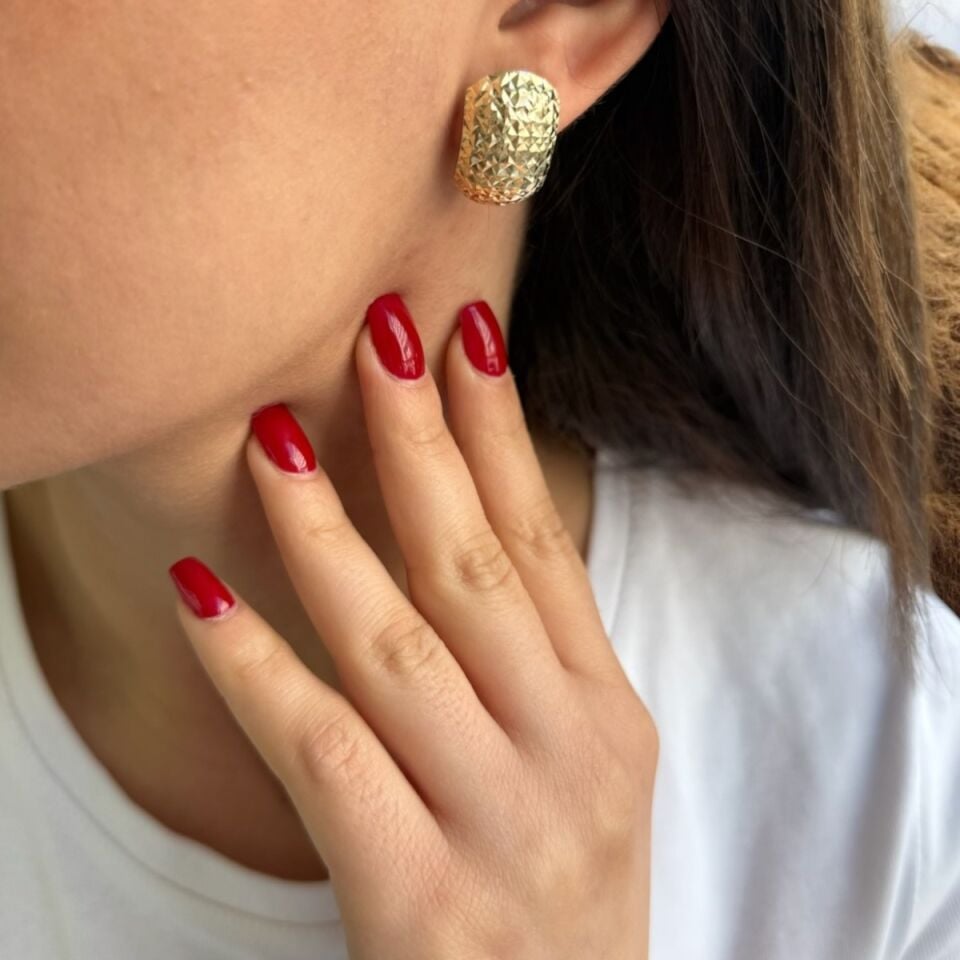 14 AYAR BOMBE KALEMLİ KÜPE