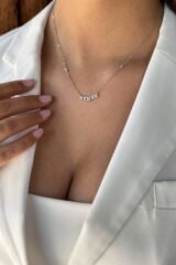 14 AYAR 0,61 CT F RENGİ ÖZEL TASARIM PIRLANTA KOLYE