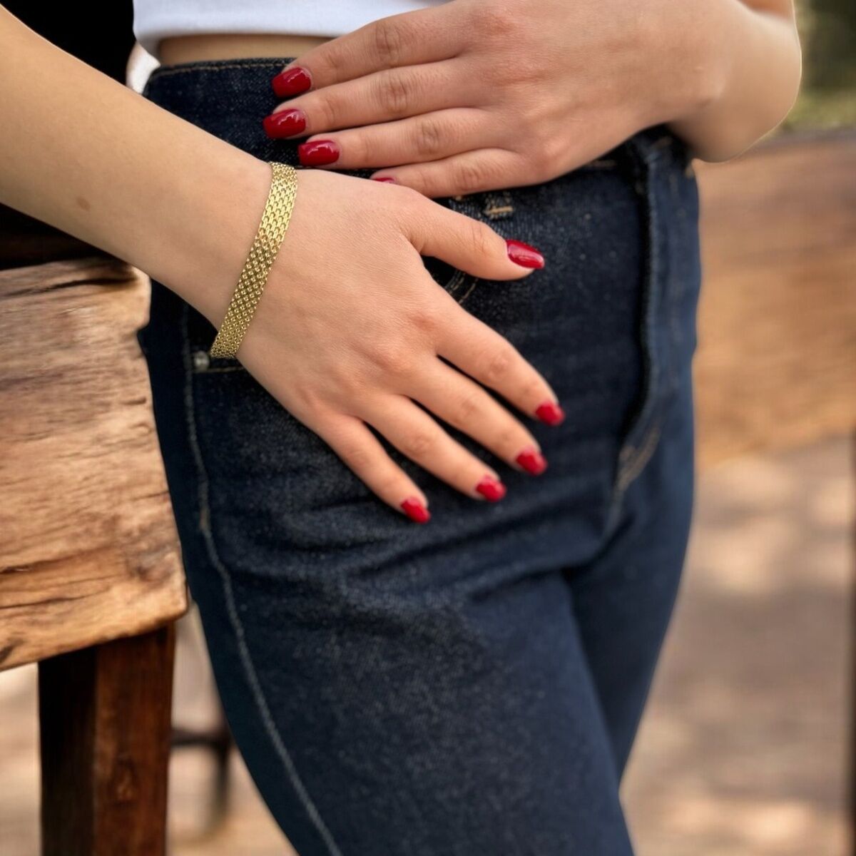 14 AYAR İTALYAN MODEL KALIN BİLEKLİK