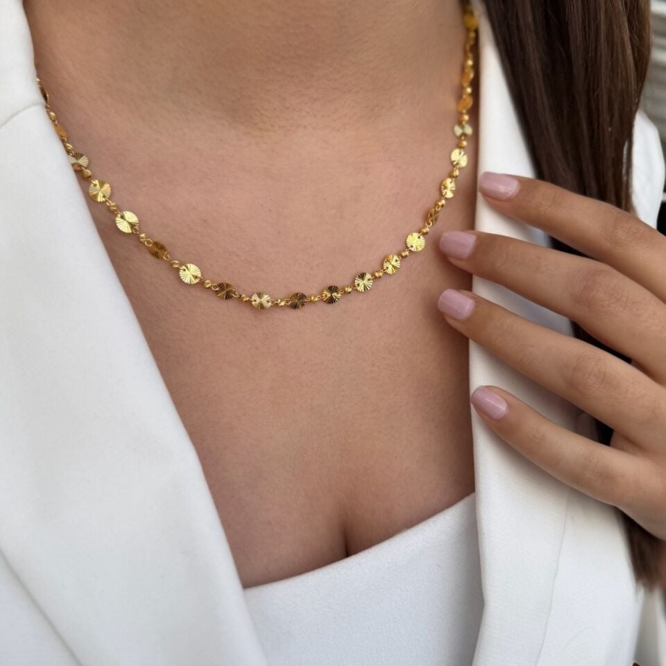 22 AYAR KALEMLİ PUL VE DORİKALI İTALYAN ZİNCİR